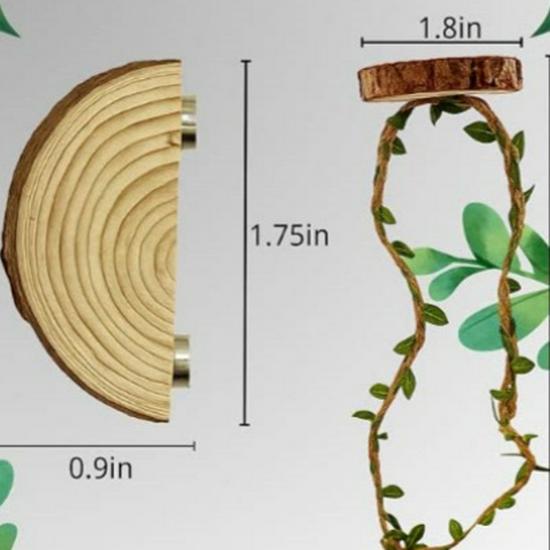 Handmade Wooden Spider Magnetic Pet Jumping Platform, DIY Accessories