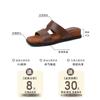 French simple temperament slope heel thick sole cover toe cool slippers women's summer wear 2025 new with skirt Roman sandals