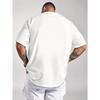 T-shirt Excentrique pour Homme - Imprimé Lettre Audacieuse et Avion, Col Rond Manches Courtes Style Streetwear Décontracté T-shirt d'Été, Coupe Régulière, Grande Taille