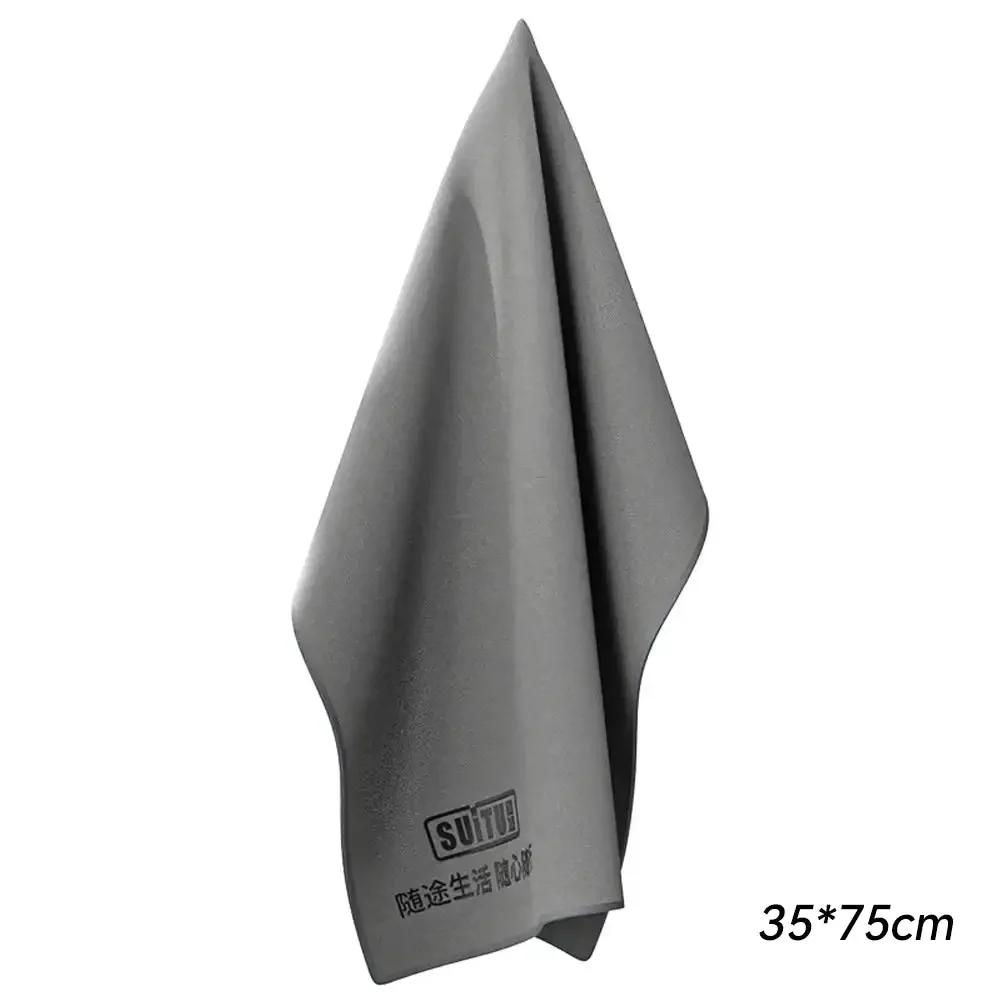 1 Stück 30x40cm/40x40cm/35x75cm Doppellagiges Wildleder Auto Reinigungstuch Trocknen Waschen Tuch Mikrofaser Tuch Auto