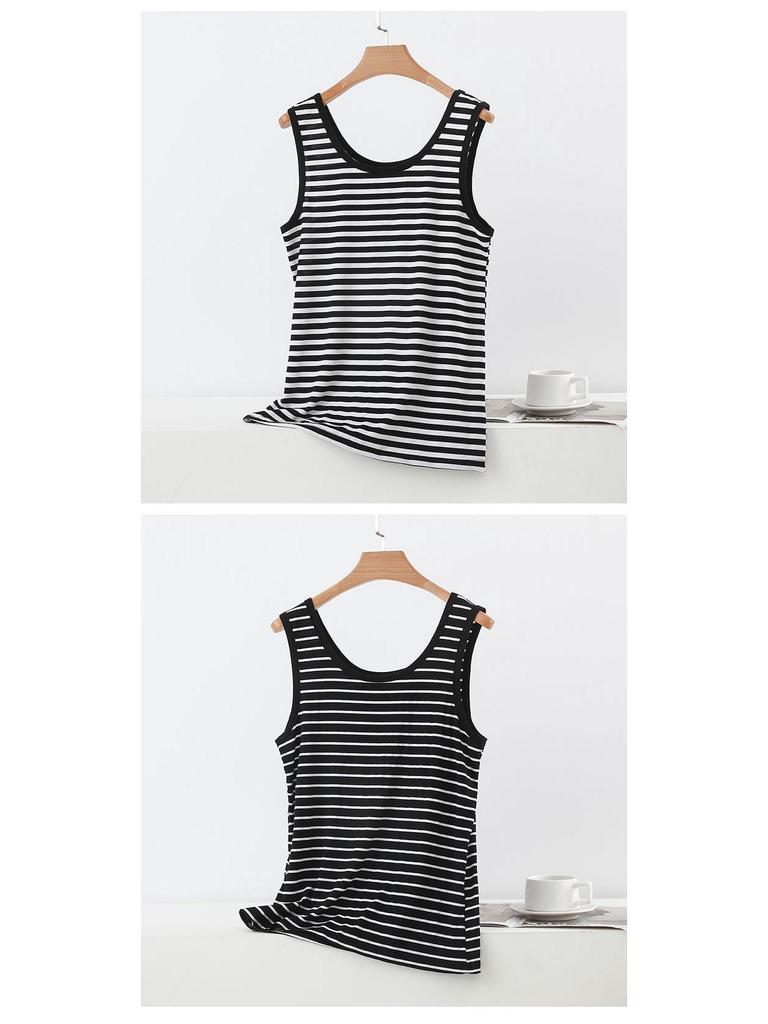 Women's Plus Size U-Neck Spaghetti Strap Tank Top - Sleeveless Slimming Base Layer for Spring/Summer
