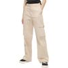 Fila Fusion Workwear Solid Color Mid-Rise Straight-Leg Loose Cargo Outdoor Casual Pants Women Pants Champagne-Pink T11W423801FPK