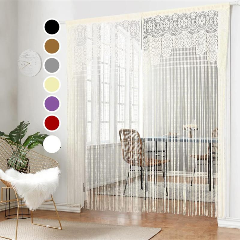2025 New Tassel Thread Curtain, Curtains, Door Curtain, Cross-border Exclusive Partition Curtain, Hot Selling
