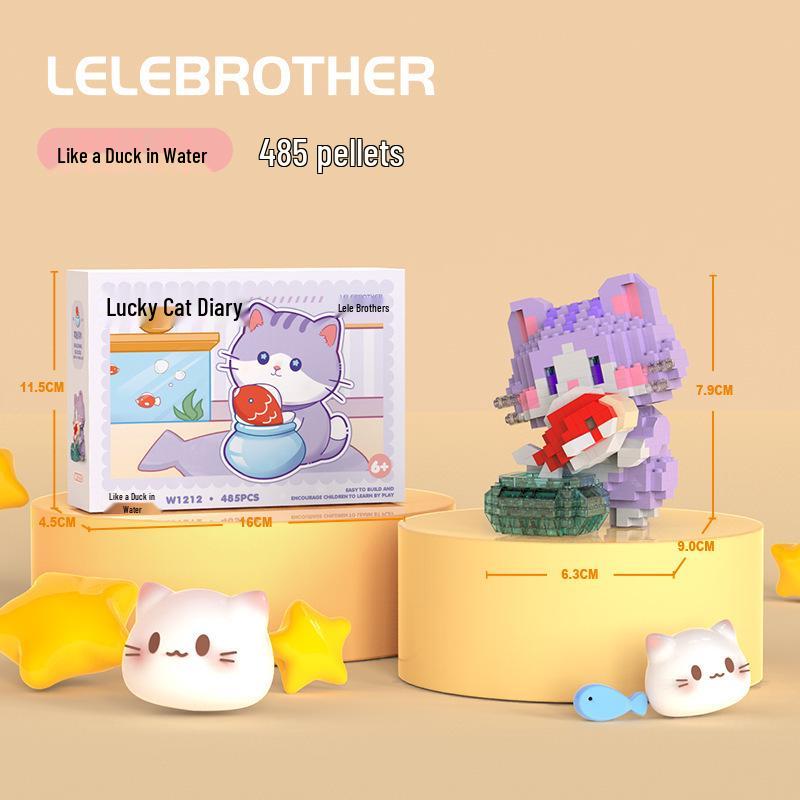Children's Educational Building Blocks for Pets: Suitable for Dogs, Cats, Bichon Frise, Corgi; Compatible with Lego; Perfect for Children's Day