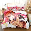 Anime Gabriel Dropout Bedding Set Duvet Cover Bed Set Quilt Cover Pillowcase Comforter King Queen Size Boys Adult Bedding Set