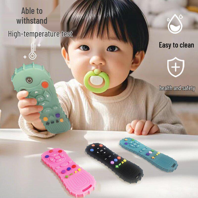 Food-grade Silicone Remote Control Baby Teether Toy
