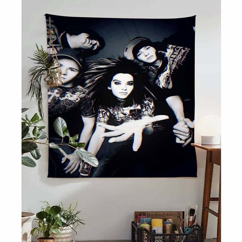 Tokyo Hotel Cartoon Tapestry Art Science Fiction Room Home Decor Wall Hanging Sheets