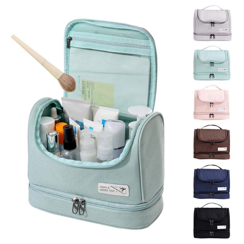 Women Men Travel Wash Necessaries Cosmetic Bag Large Capacity Professional Dry And Wet Separation Case Toiletry Handbag
