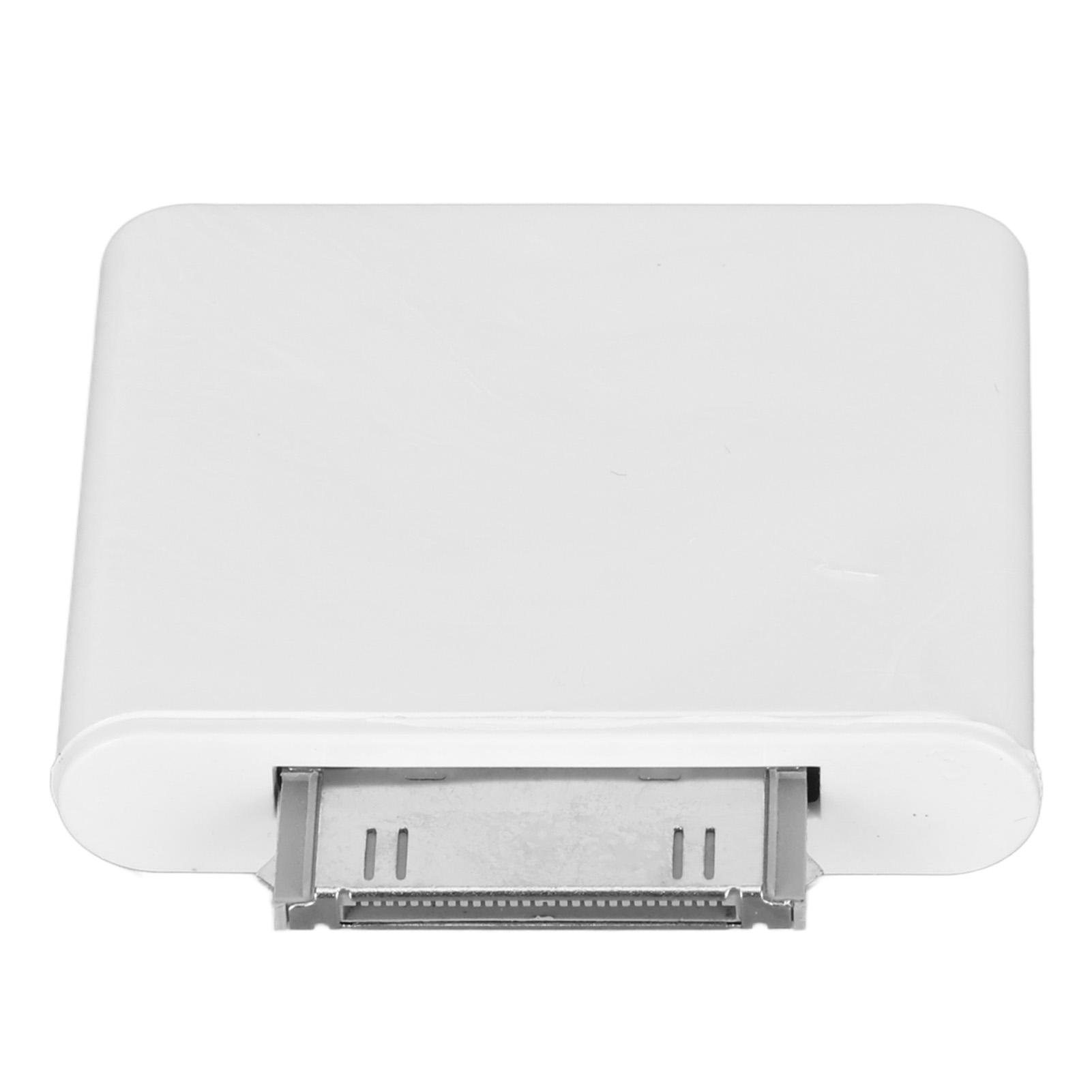 

30-контактний Bluetooth-адаптер 30-контактний Bluetooth-адаптер Plug and Play Драйвер Бездротовий Bluetooth-аудіо-донгл Адаптер Передавач білий