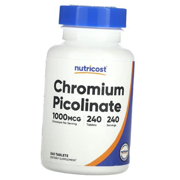 

Хром Пиколинат, Chromium Picolinate 1000, Nutricost 240таб (36647026) 240tab