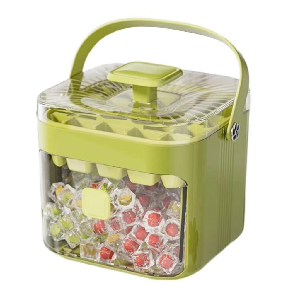 48 Grids Ice Cube Mold with Easy-press Lid Ice Cube Storage Durable Ice Cube Box  Home Use