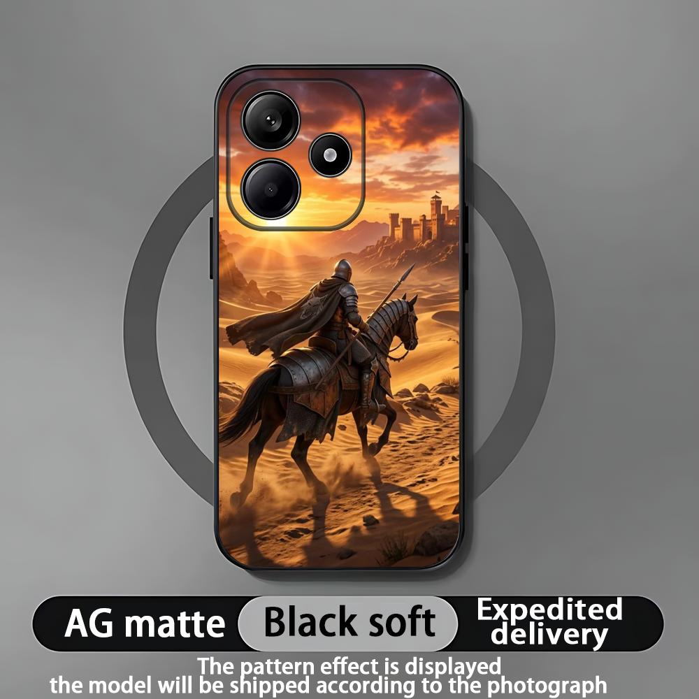 

C-Crimson Desertes Phone Case For Xiaomi Redmi Note 14 13 12 11 Pro Plus S 5G 4G Soft Black Phone Cover Redmi Note 14 4G (Global)