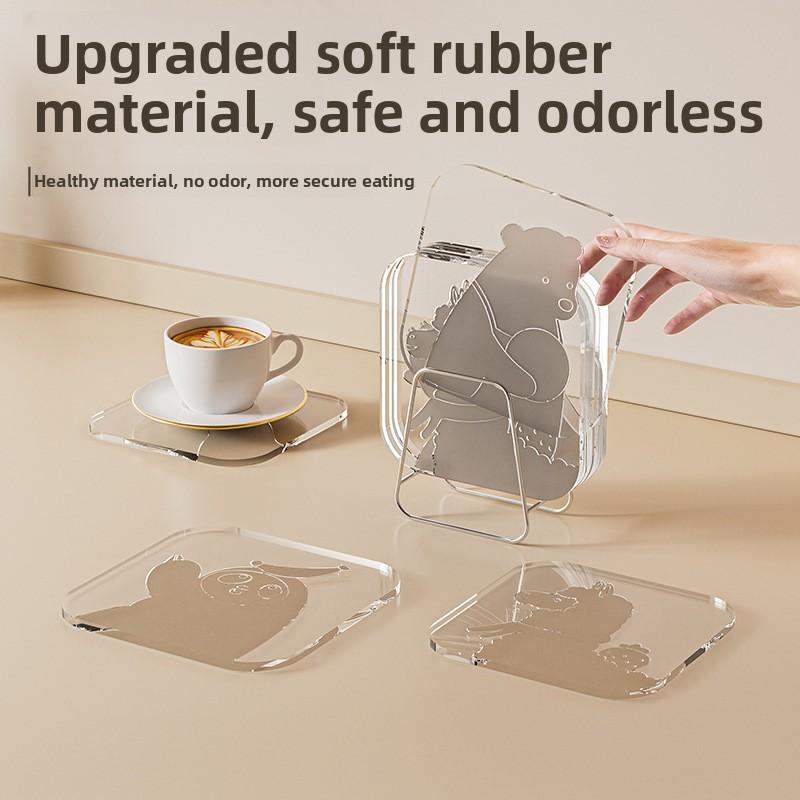 Kitchen Thickened High-temperature Resistant Odor-free and Non-washable Vegetables Household Insulation Mat