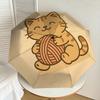 Adorable Cat with Yarn Ball - Umbrella Design: Perfect for Outdoor Adventures, Auto-Opening & Closing Umbrellas, Lightweight and Durable