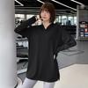 Women's Plus Size Hooded Yoga Sportswear: Slim or Loose Fit T-Shirt for Fitness & Running