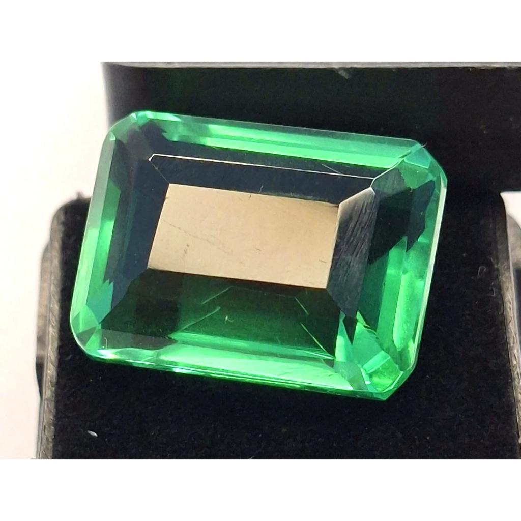 Natural Green Zambian Emerald Emerald Cut 23-25 Ct Beautiful Loose Gemstone