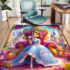 Sofia the First Pattern Rug, Indoor/Outdoor Mat, for Picnic, Gameroom, Bedroom, Office, Living Room, Home Decor Carpet, Birthday Gift