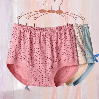 Sous-vêtements en coton pour femmes âgées, culottes douces à couverture complète, grande taille, slips absorbant l'humidité pour femmes d'âge moyen