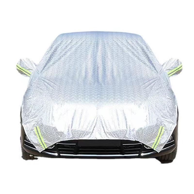 Four-Season Half Car Cover: Heat-Insulating Sunshade with Thickened Aluminum Film