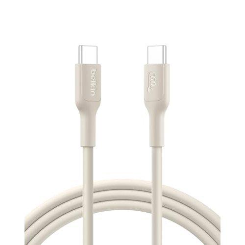 Belkin BoostCharge USB-C to USB-C Cable 60W Fast Charging Durable Eco-Friendly 1m Black CAB023fq1MBK