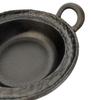 Nanbu Ironware Oisei Hobundo Cast Iron Pot with Wooden Perfect for Hormone and Made In Japan Lid, Yosenabe, Hotpot, Motsunabe, Sukiyaki, 17.6cm,