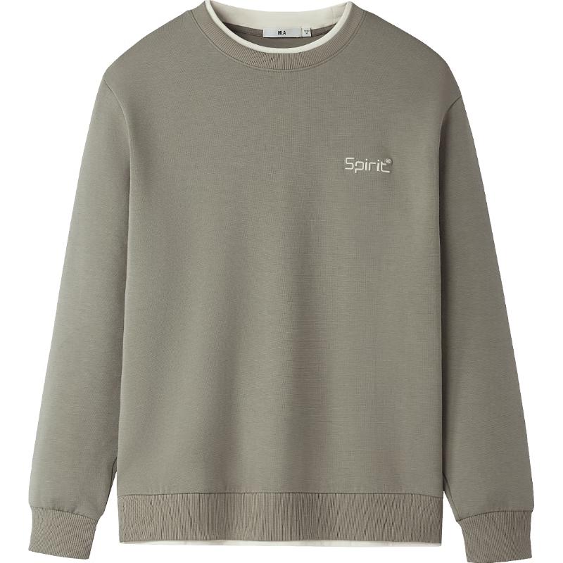 

Мужской свитшот HLA с цветным блочным принтом, эластичный, повседневный M