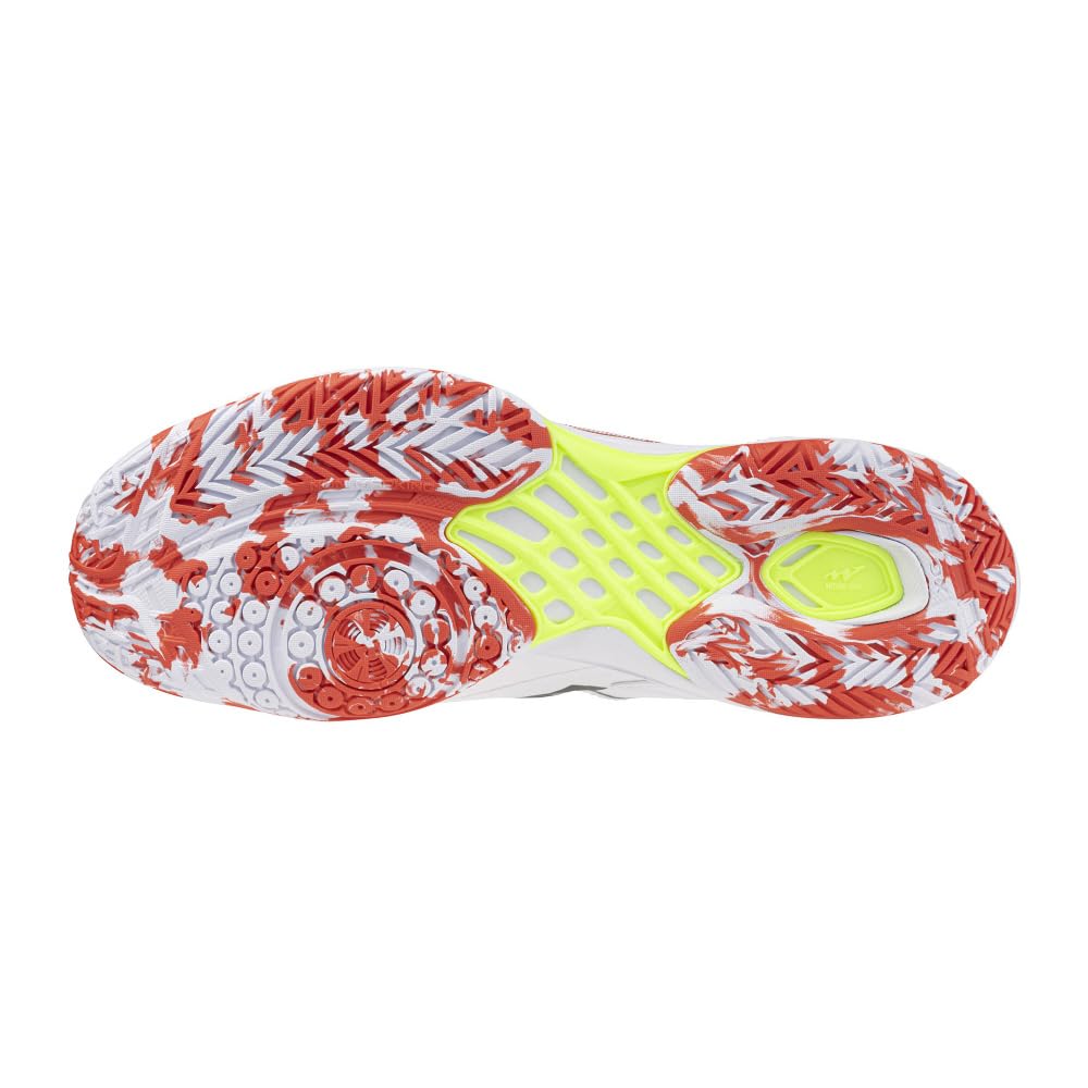 Mizuno Badminton Shoes Wave Claw 3 Lightweight Cushioning Cm 3E Club/Gym White/Black/Red 28.0