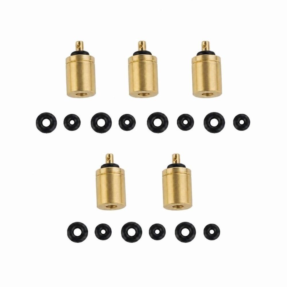5 Pack 5 Pack Fuel Canister Filling Nozzle Connectors Portable Brass Refill Adapters  Travel