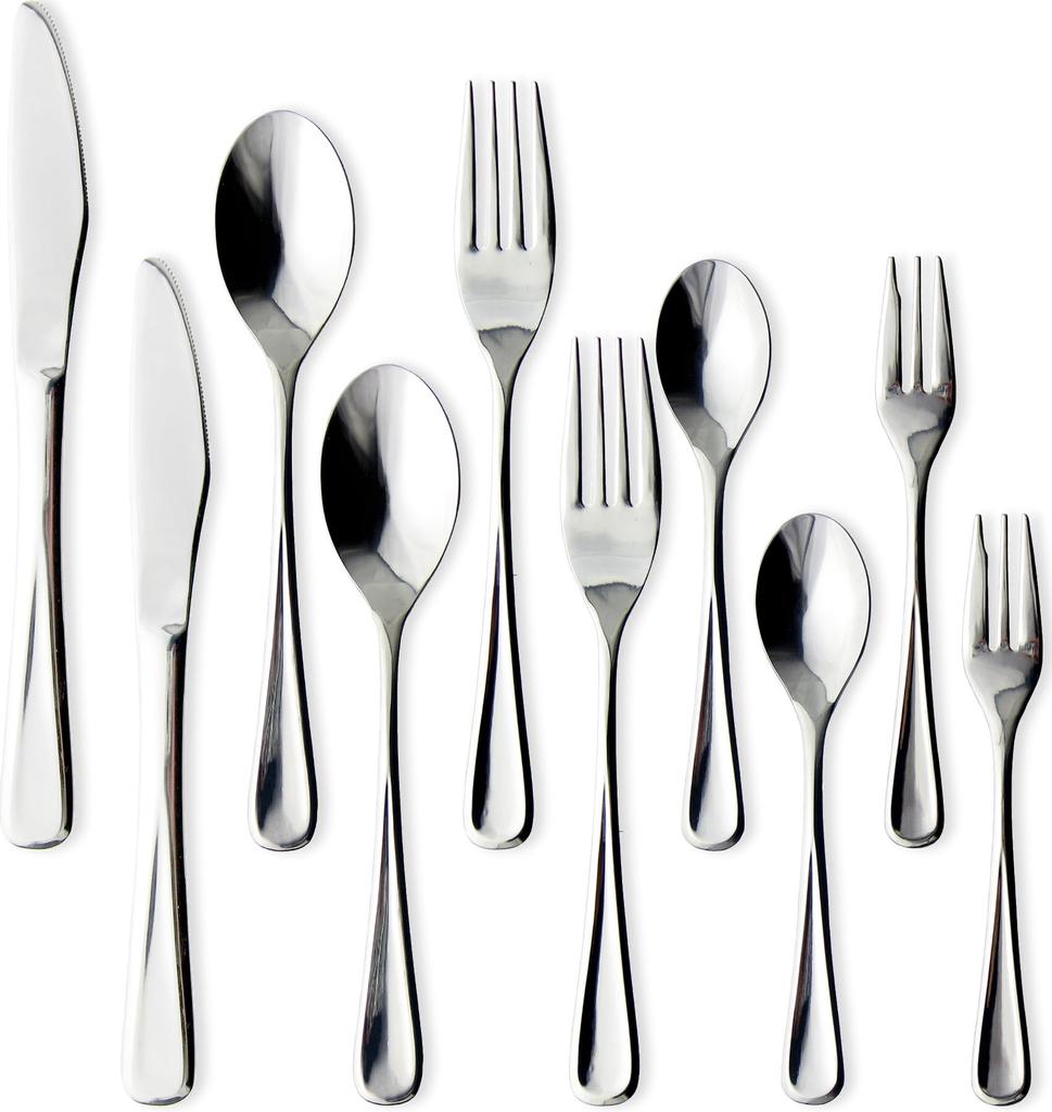 Nagao Hiyoko Dinner Cutlery Set of 10 Stainless Steel Made In Japan 18-8