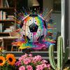 Soccer Theme Wall Decal for Bedroom and Playroom with Splash Ink Design Removable Vinyl Sticker for Sports Party Decor