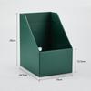1pcs Office paper file box, desktop storage rack, vertical paper box, book box, book storage, archive and data bookshelf