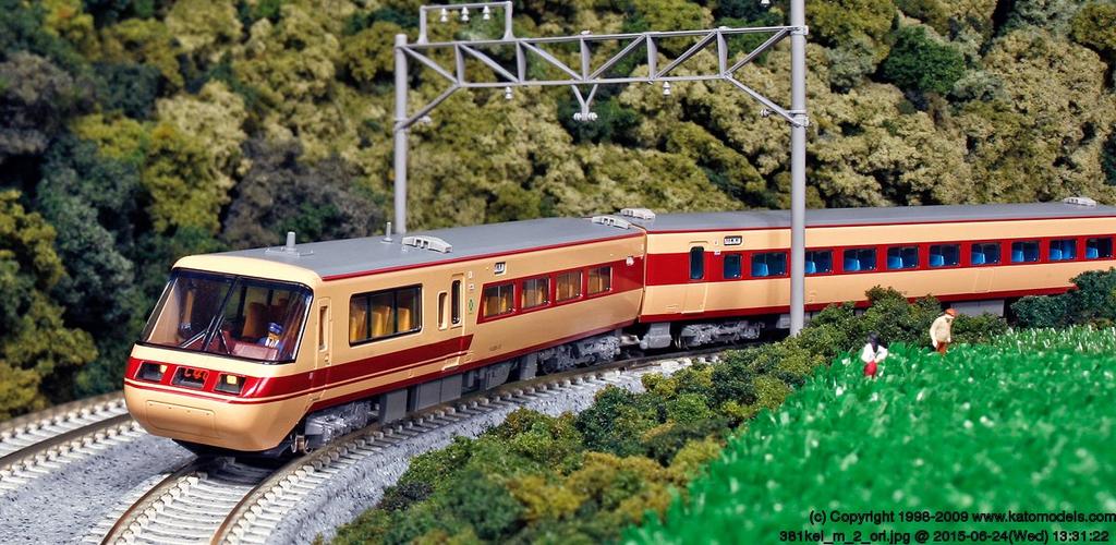 KATO N Gauge 381 Series Panorama Shinano Set Railway Model Train 6-Car 10-1248