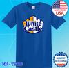 White Castle Burger Blue Size S-5XL