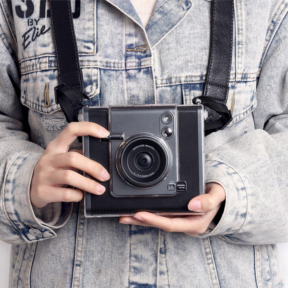 Crystal Instant Camera Cover Carcasa transparenta de depozitare pentru Fujifilm Instax WIDE EVO Travel