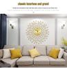 Trendy European Iron Art Living Room Wall Clock: Stylish Home Quartz Timepiece