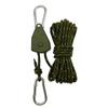 5M Pulley Adjuster Ratchet Kayak and Canoe Boat Bow Stern Rope Lock Outdoor Tie Down Strap 4mm Heavy Duty Adjustable Rope Hanger