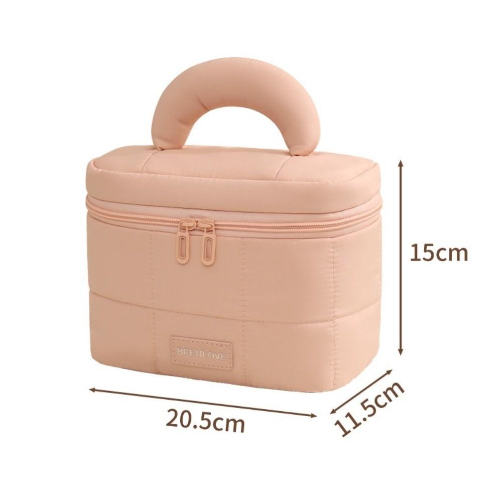 Large Capacity Makeup Bag Travel - Friendly Portable Makeup Organizer Multi - Compartment Multi-functional Cosmetic Bag