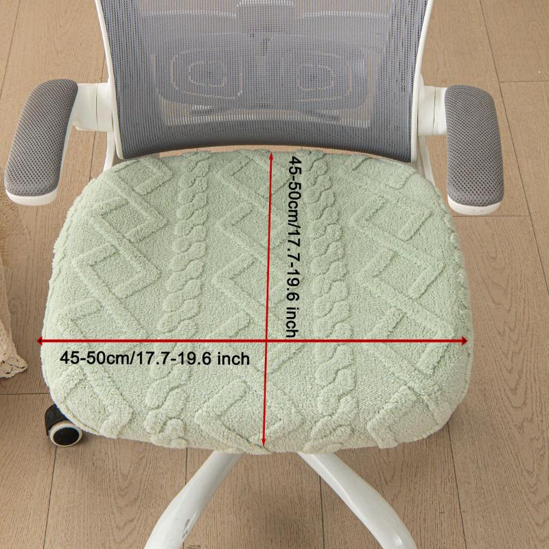 Office Chair Covers Stretch Computer Chair Seat Washable Elastic Chair Seat Protector Slipcover For Office