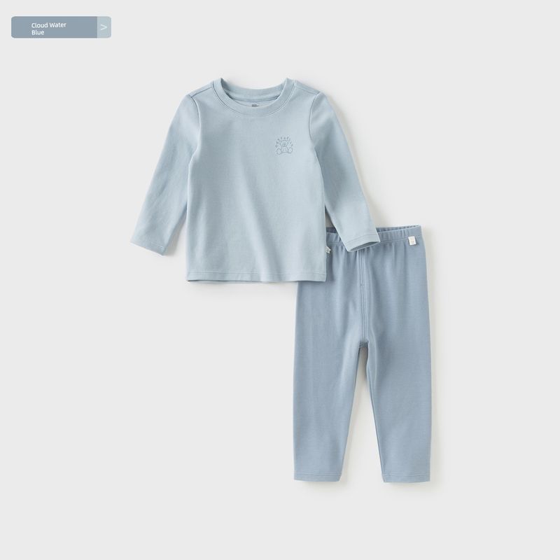 David Bella Children s Underwear Set Boys  Autumn Clothes and Pants Class a Children s Clothing Spring New Girls  Pajamas for Older Children