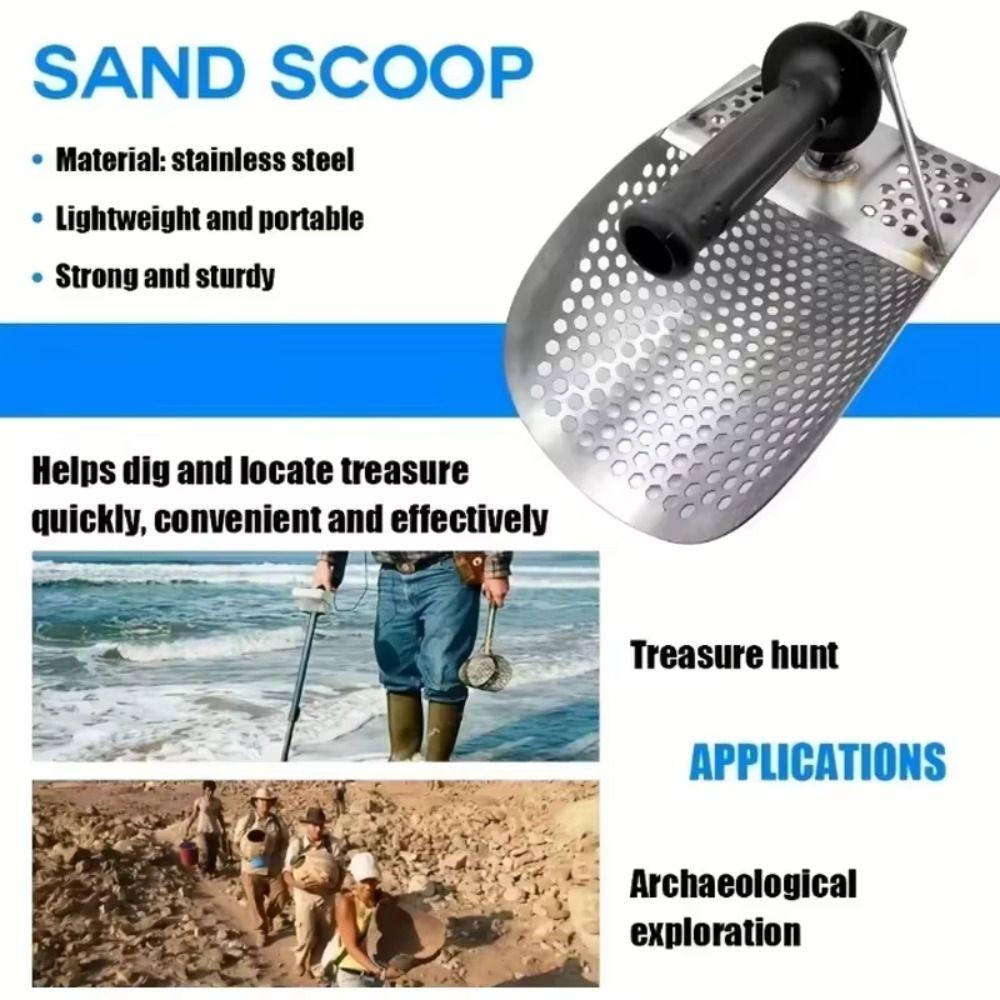 Handle Fast Sifting Metal Detector Metal Detecting Metal Detector Beach Sand Scoop Underwater