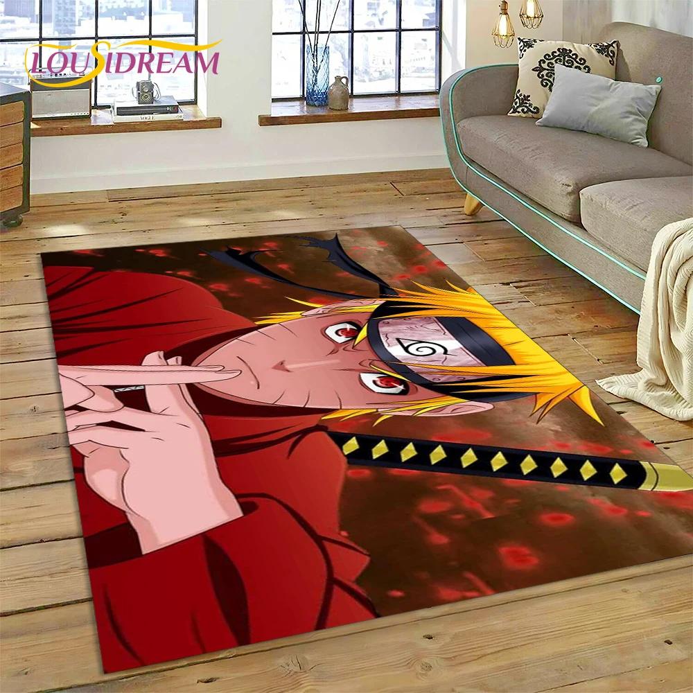 Cartoon 3D I-Itachi Japan Anime  Area Rug,Carpet Rug for Living Room Bedroom Sofa Doormat Decoration, Kids Non-slip Floor Mat