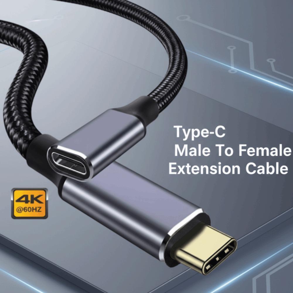 USB C 3.1 Type-C Extension Date Line Male To Female Video Extension Cable Mobile Phone