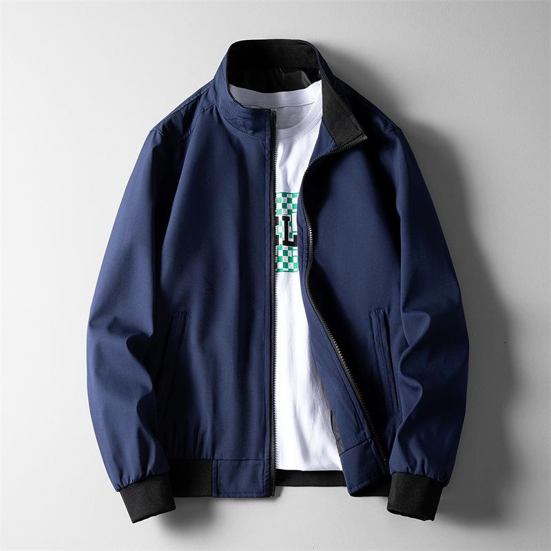 Spring and Autumn Korean Casual Large Size Hooded Jacket Men's Top
