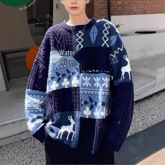 Korean Men’s Suede Bomber Jacket - Autumn/Winter, Loose Fit, Lapel, Zipper, American & Hong Kong Style