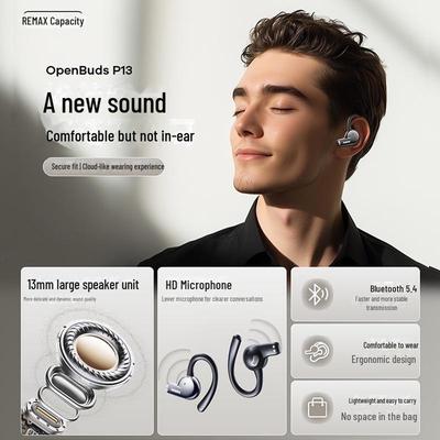 REMAX Wireless Ear-Hanging Bluetooth Headset with Long Battery Life and Excellent Sound Quality