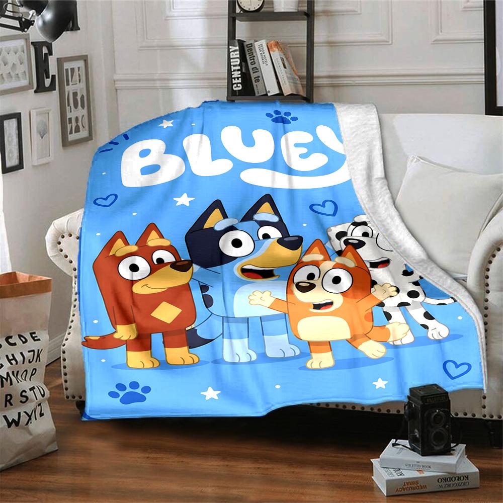 Bluey Blanket Durable Comfort Perfect for Office Chair Chair Bed for All Occasions Warmthful Decor Ideal Gift For Birthday Valentine'S Day