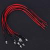 50PCS Small Size 12V LED Beads 3mm Warm White LED Diodes Light Emitting Diodes DIY Projects