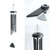 36 Zoll Aluminium-Windspiele Röhren Außen Groß Dunkel getönte Windspiele Verstellbar Für Draußen Haus Hochzeit Party Ornament Geschenke