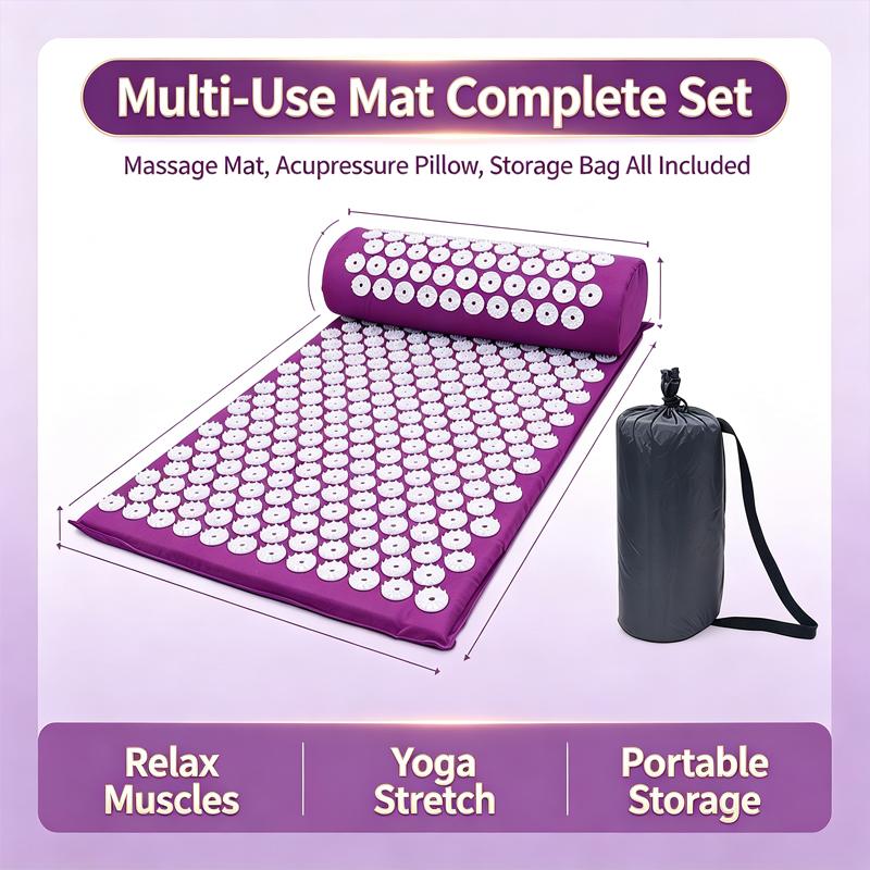 Acupressure Mat for Yoga & Sports Massage Relief