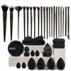 Household Daily 20-56Pcs Makeup Tool Set Makeup Brushes + Storage Bag + Makeup Sponge + Powder Puff Complete Facial Beauty Cosmetic Combination Set